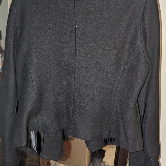 Women's double-breasted wool coat size large. Good looking jacket - Picture 3 of 12